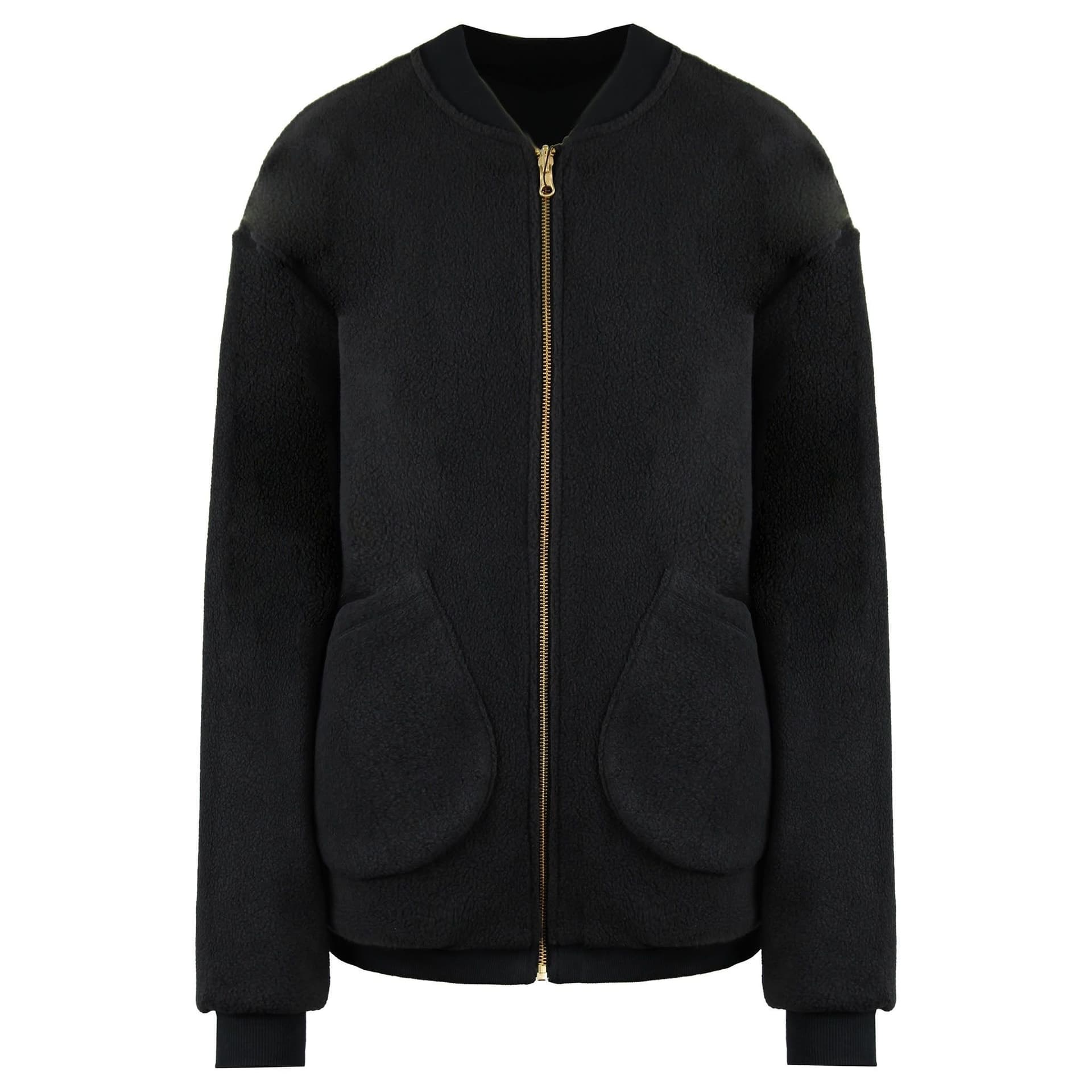 Gymshark Gymshark Women's Whitney Simmons Zip Up Black Reversible Oversized Jacket