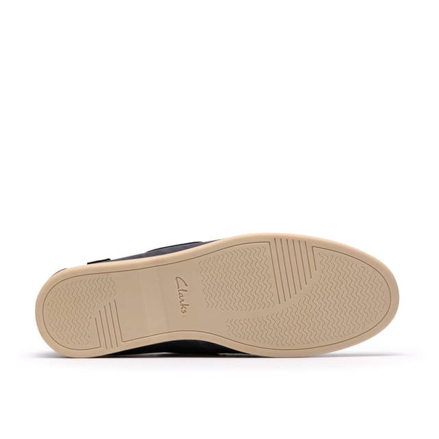 Clarks Clarks Men's Charmouth Lace Navy Nubuck Boat Shoes, Lace Up in Blue - 3