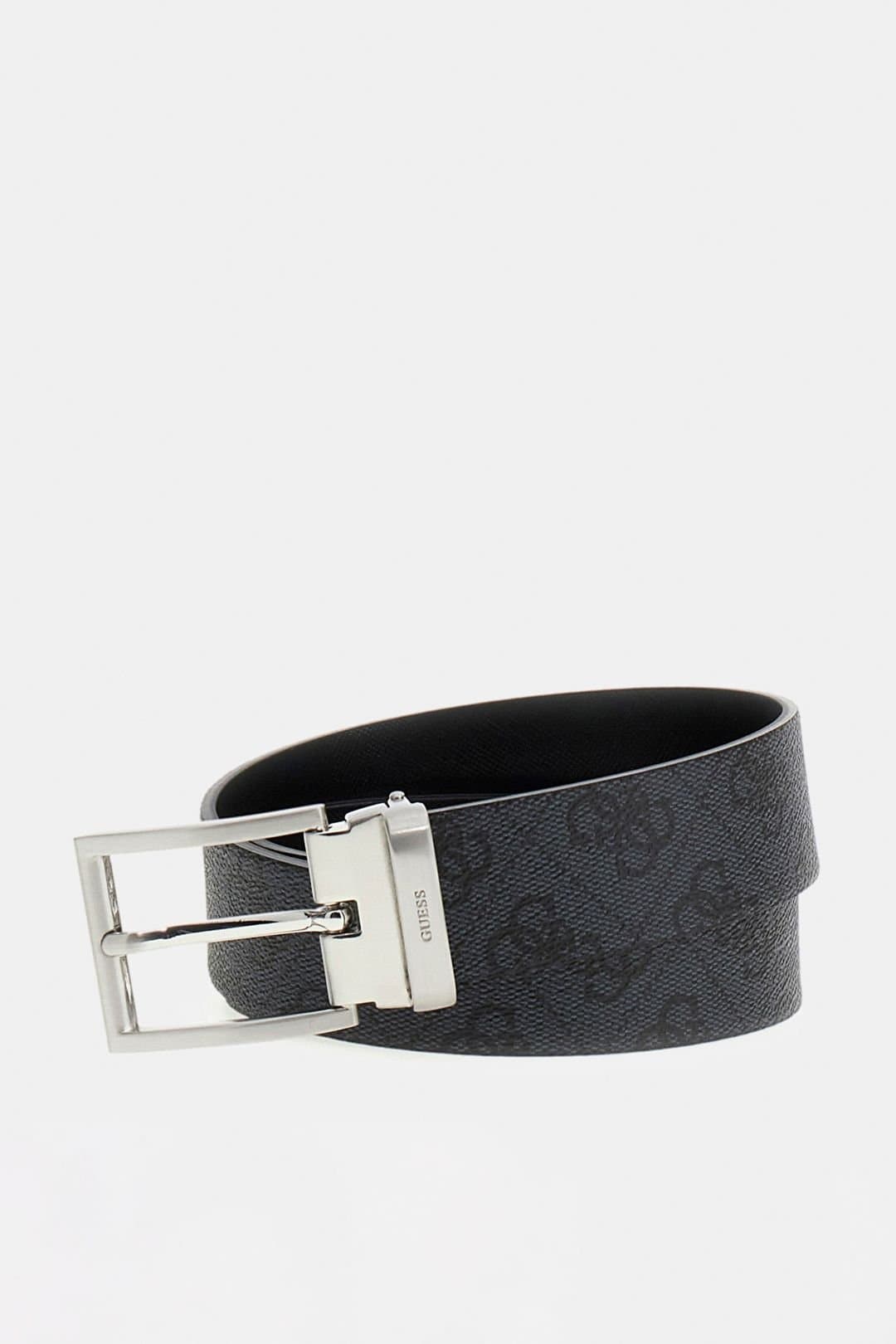 Guess Guess Men's Logo Belt Printed Black
