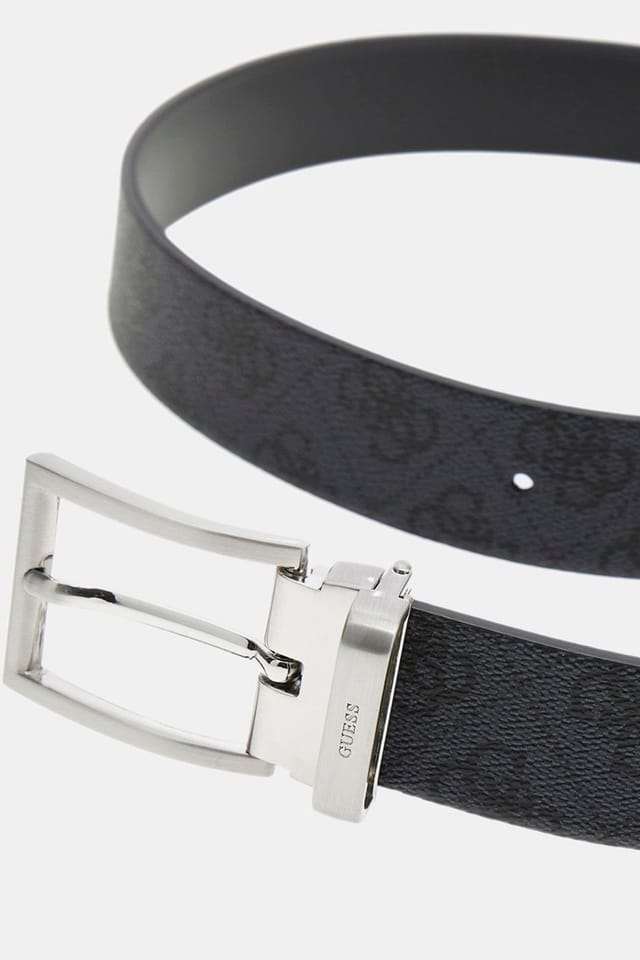 Guess Guess Men's Logo Belt Printed Black - 2