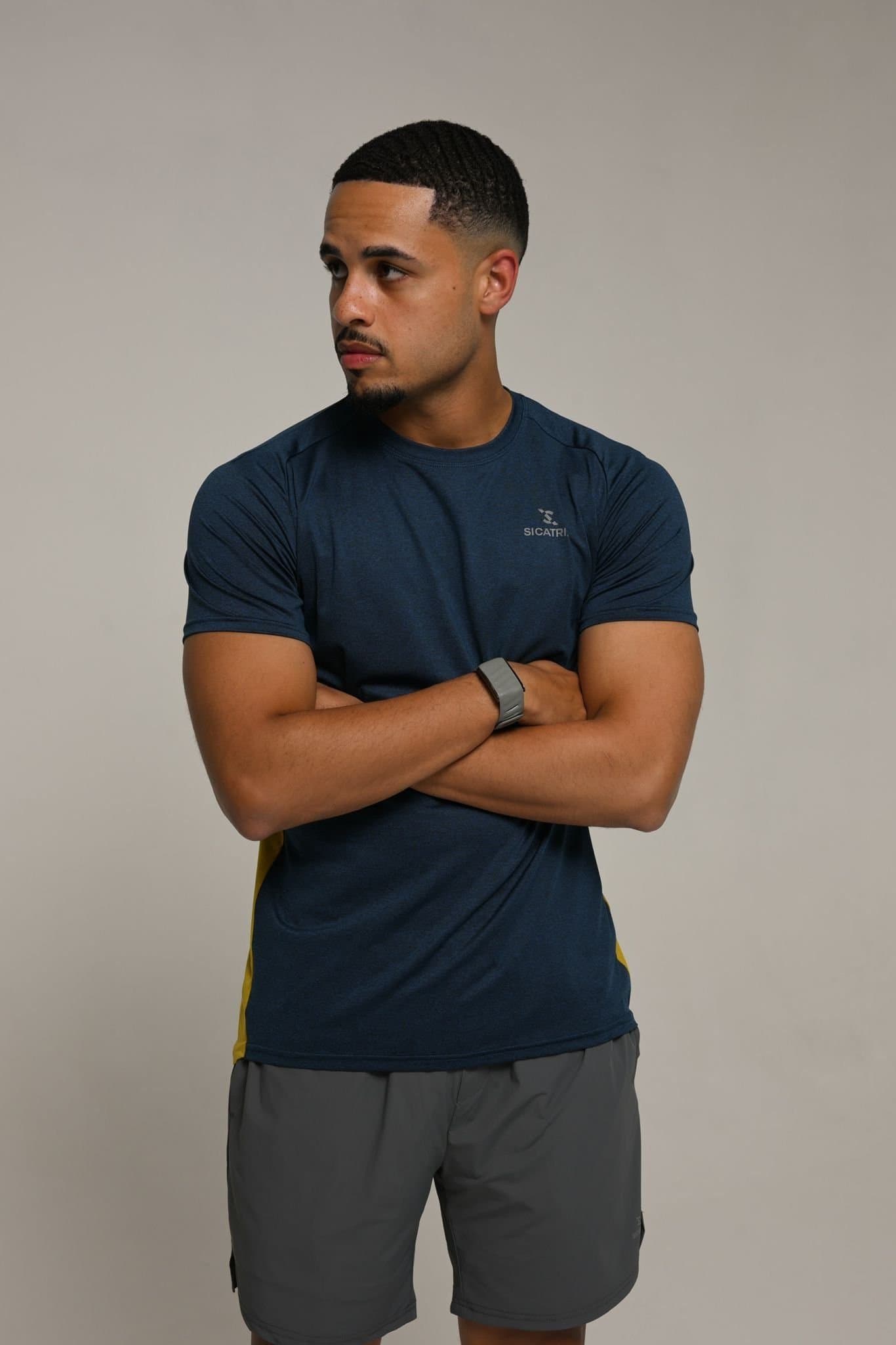 SICATRIX SICATRIX Men's Elite Range T-Shirt in Navy