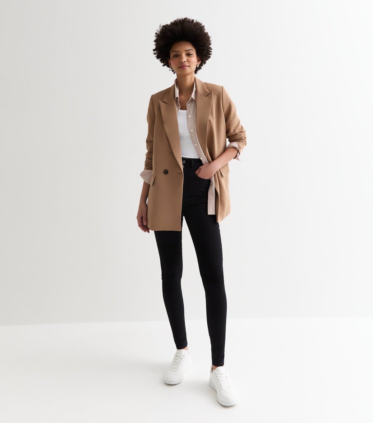 New Look New Look Black High Waist Skinny Jeans for Tall Women