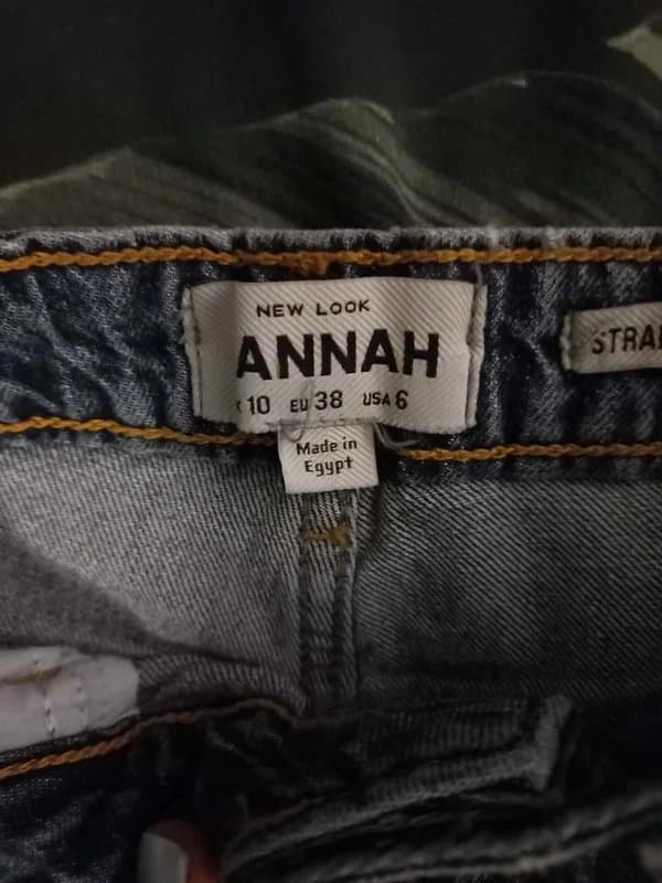 New Look Straight Leg Jeans Size UK 10