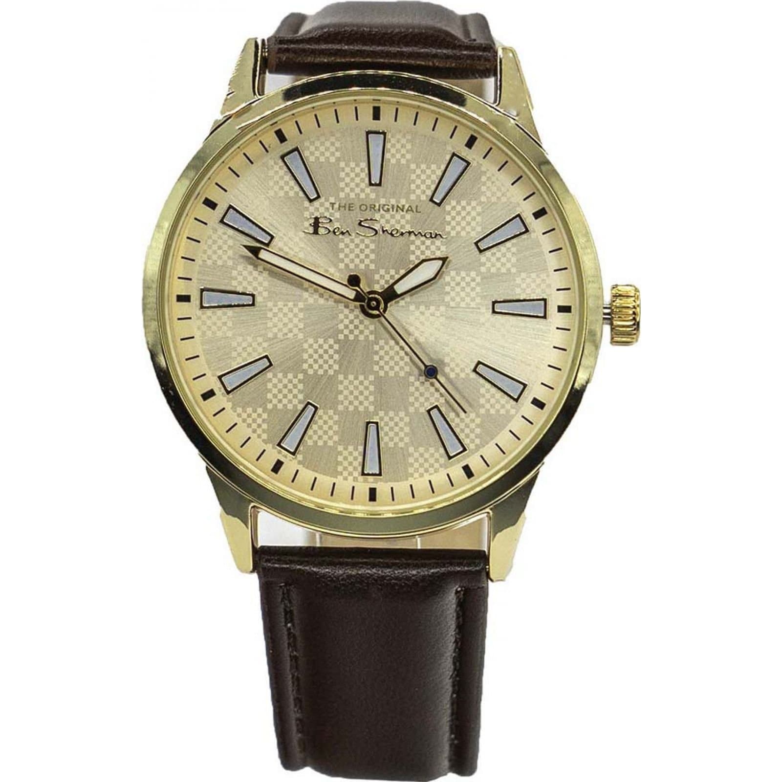 Ben Sherman Ben Sherman Men's BS228 42mm Quartz Watch in Brown