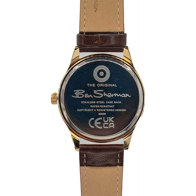 Ben Sherman Ben Sherman Men's BS228 42mm Quartz Watch in Brown - 3