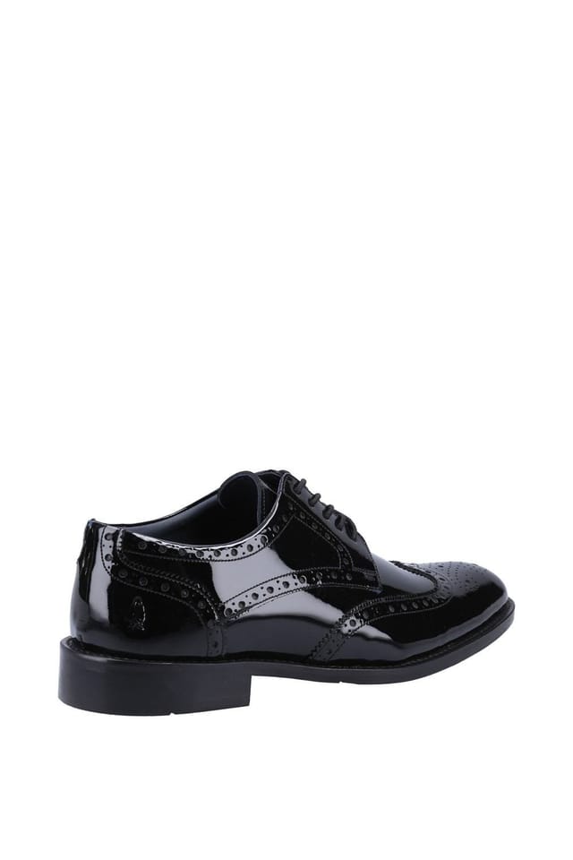Hush Puppies Hush Puppies Men's Dustin Brogue Patent Shoe in Black - 2