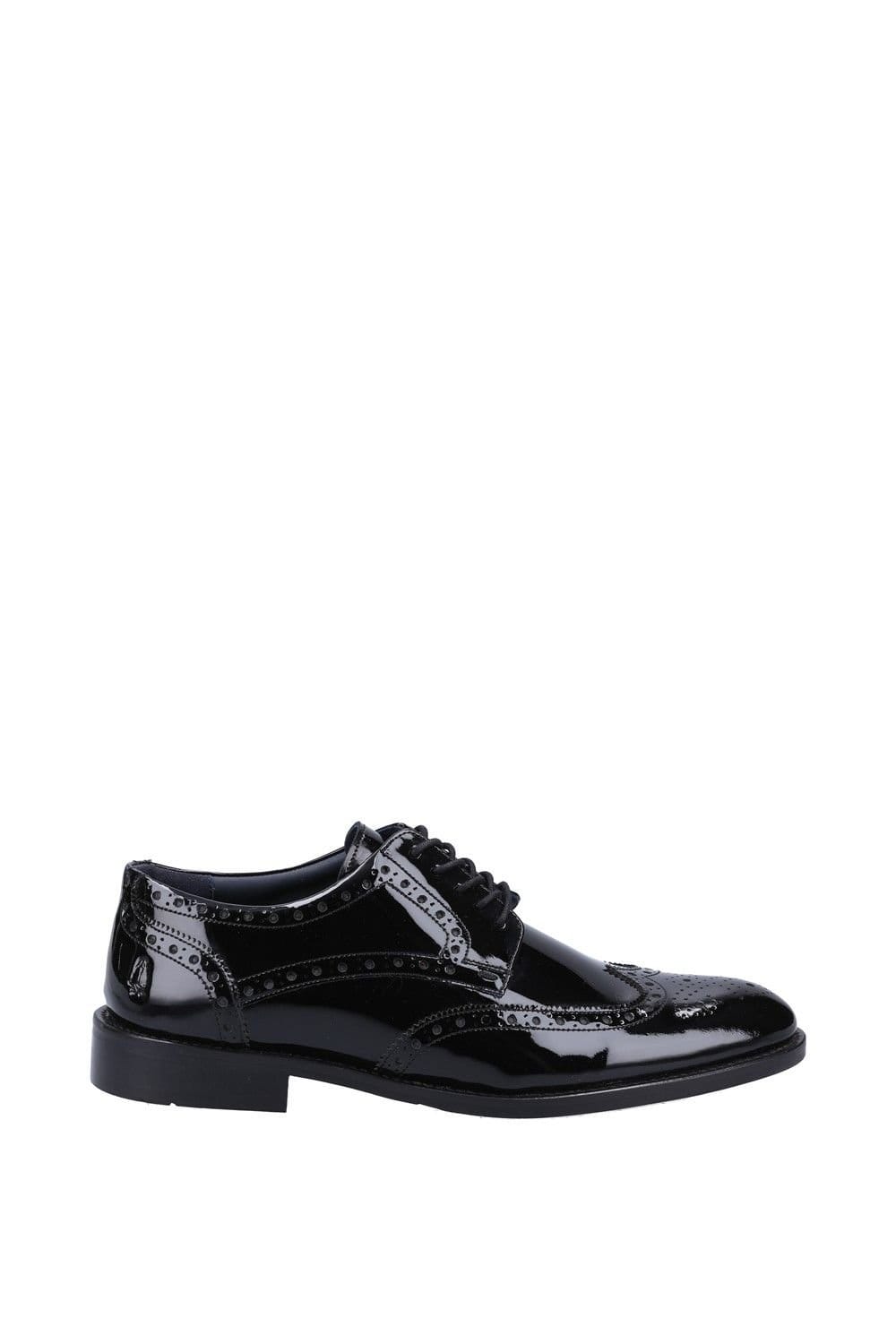 Hush Puppies Hush Puppies Men's Dustin Brogue Patent Shoe in Black - 4