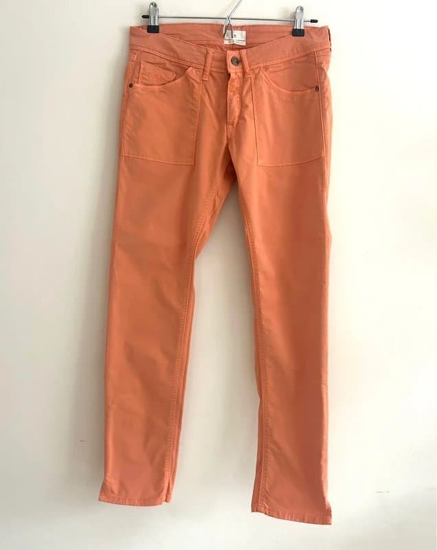 Quiksilver Vintage Y2K Quiksilver orange slim fit jeans trousers W28 L32