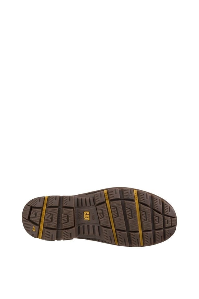 Caterpillar Caterpillar Men's 'Premier' Leather Safety Boots in Camel - 3