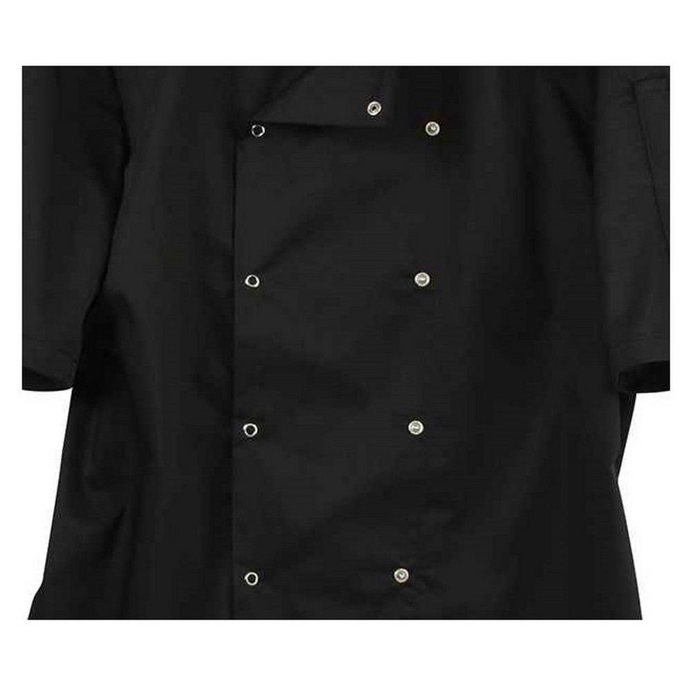 Afd AFD Men's Coolmax Short-Sleeved Chef Jacket in Black - 2