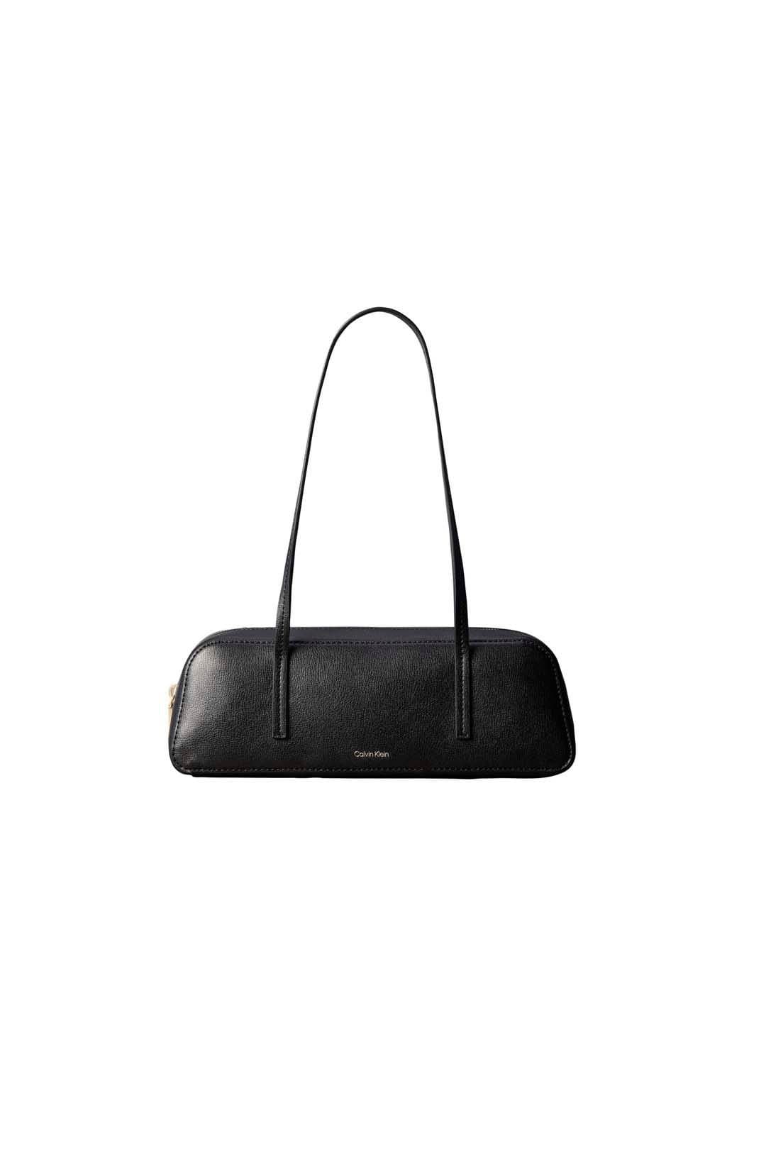 Calvin Klein Calvin Klein Women's Foil Logo Bauletto Black/Toasted Coconut in Black