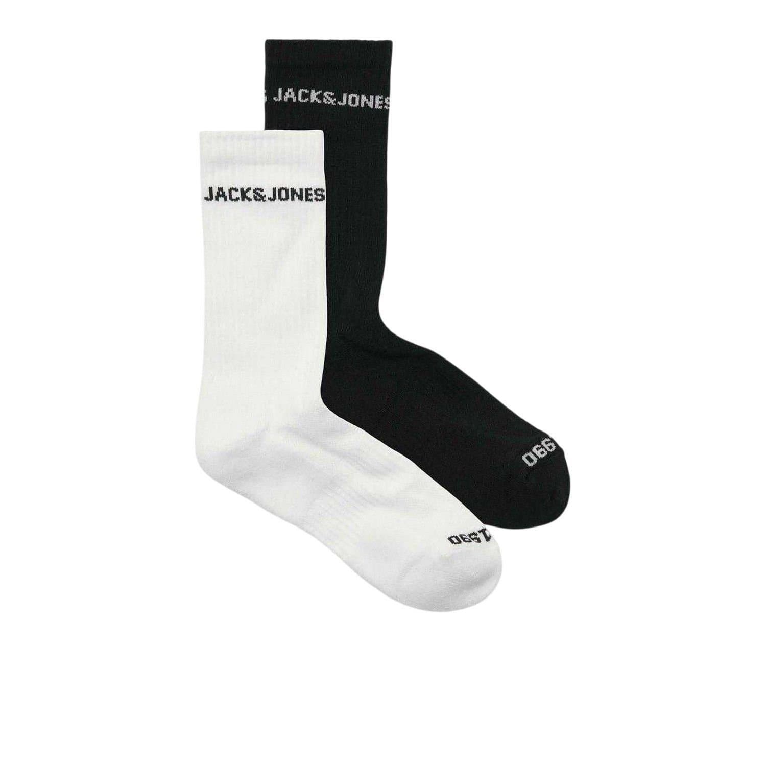 jack & jones Jack & Jones Men's Basic Logo Crew Socks Pack of 2 in Black