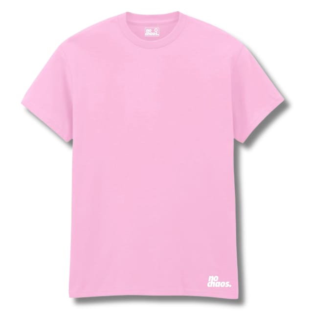 No Chaos No Chaos Men's Logo 3 Pack T-Shirts - Light Pink/Safety Green/Purple - 2