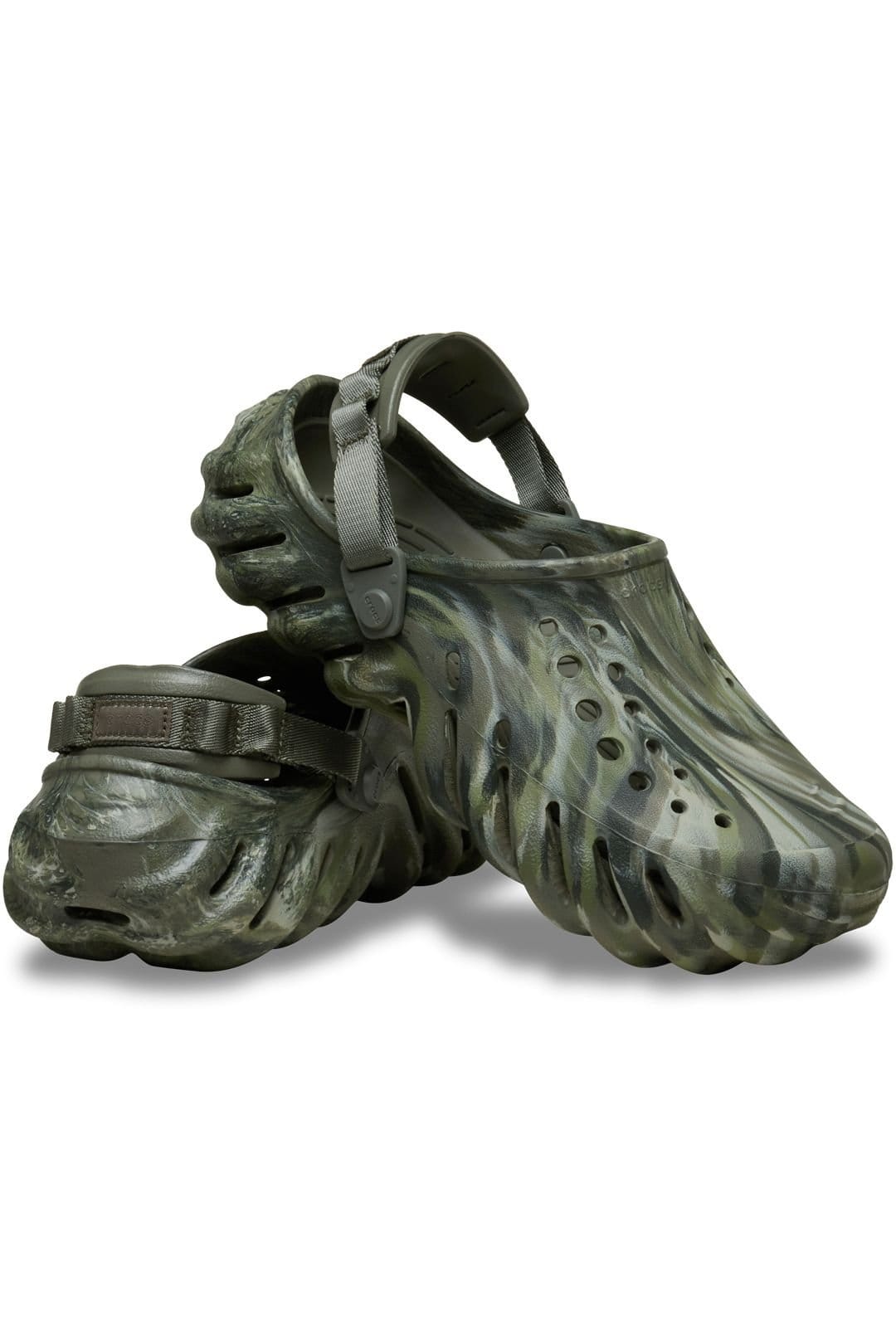 Crocs Crocs Men's Echo Clog Marbled Olive - 4