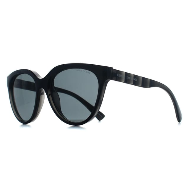 Armani Exchange Armani Exchange Women's Cat Eye Shiny Transparent Grey Dark Grey AX4148SU - 2