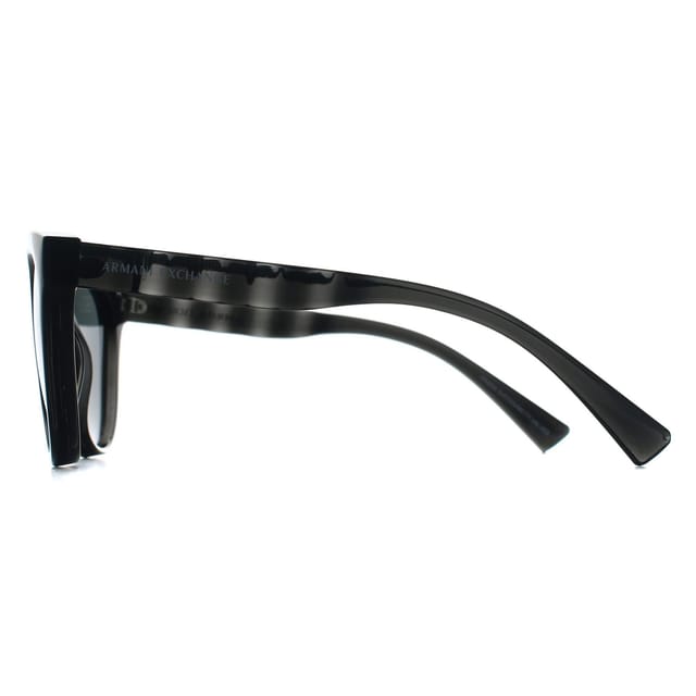 Armani Exchange Armani Exchange Women's Cat Eye Shiny Transparent Grey Dark Grey AX4148SU - 3