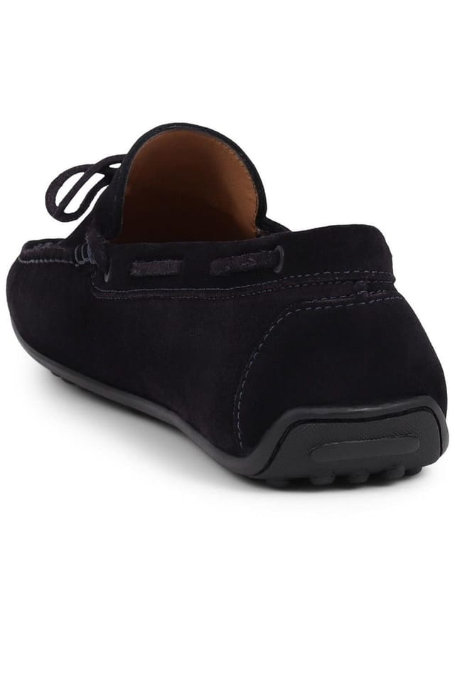 Jones Bootmaker Jones Bootmaker Men's Plymouth Leather Moccasins in Navy - 3