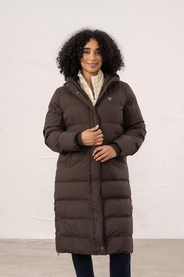 Lighthouse Clothing Lighthouse Clothing Women's Savannah Coat in Dark Brown - 2