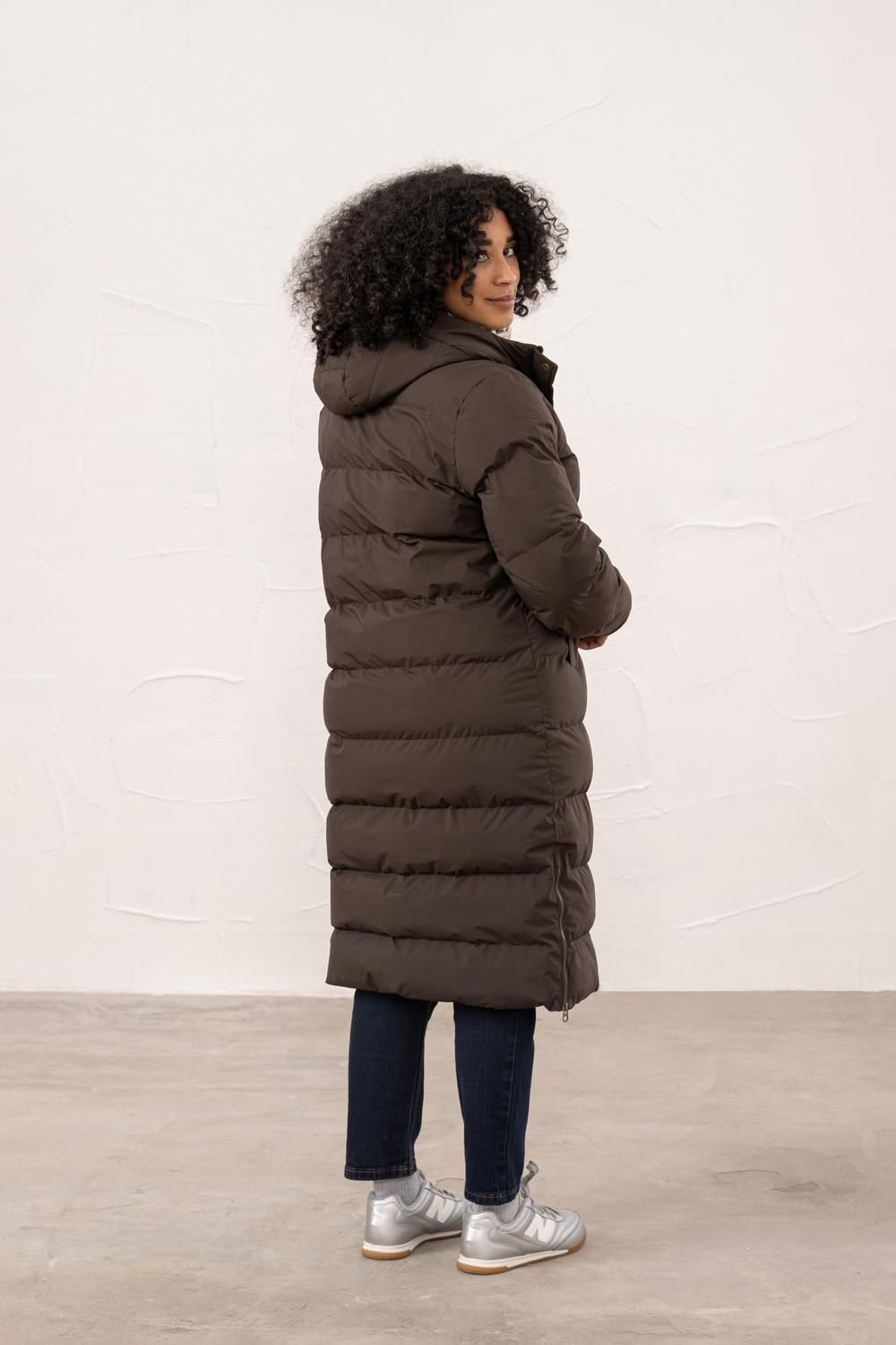 Lighthouse Clothing Lighthouse Clothing Women's Savannah Coat in Dark Brown - 4