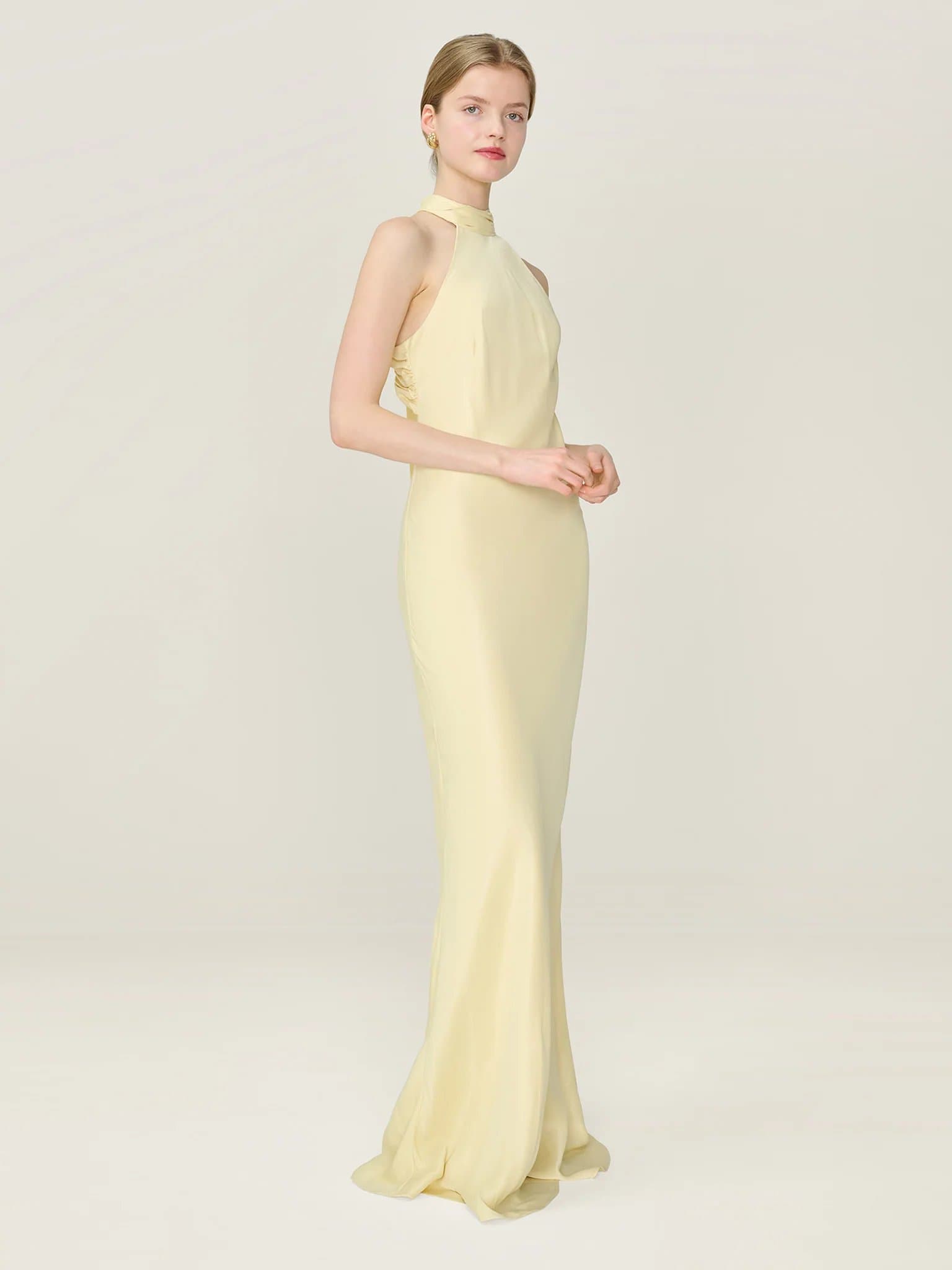 OMNES Milos Dress in Double Cream