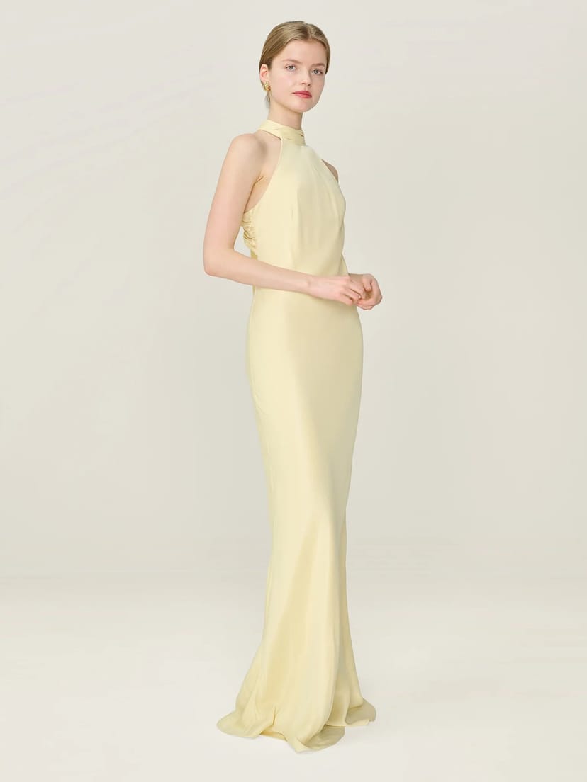 OMNES Milos Dress in Double Cream - 1