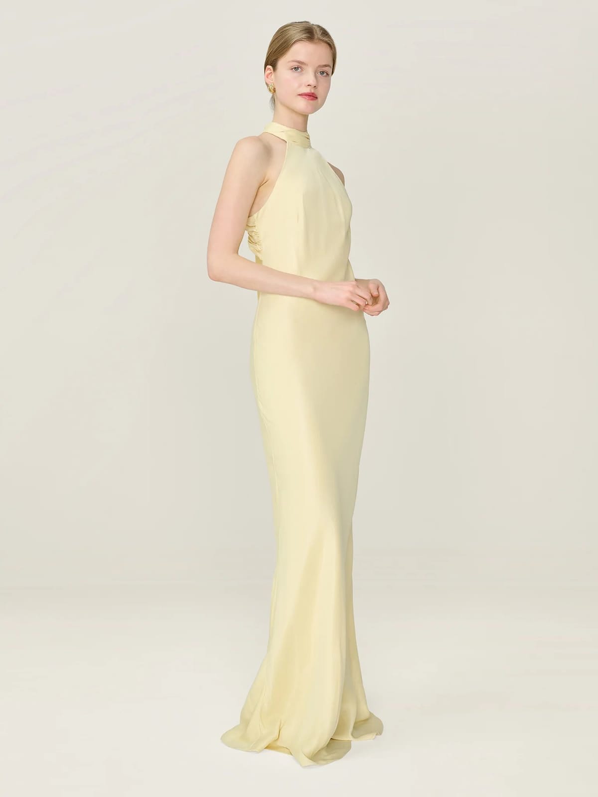 OMNES Milos Dress in Double Cream - 1