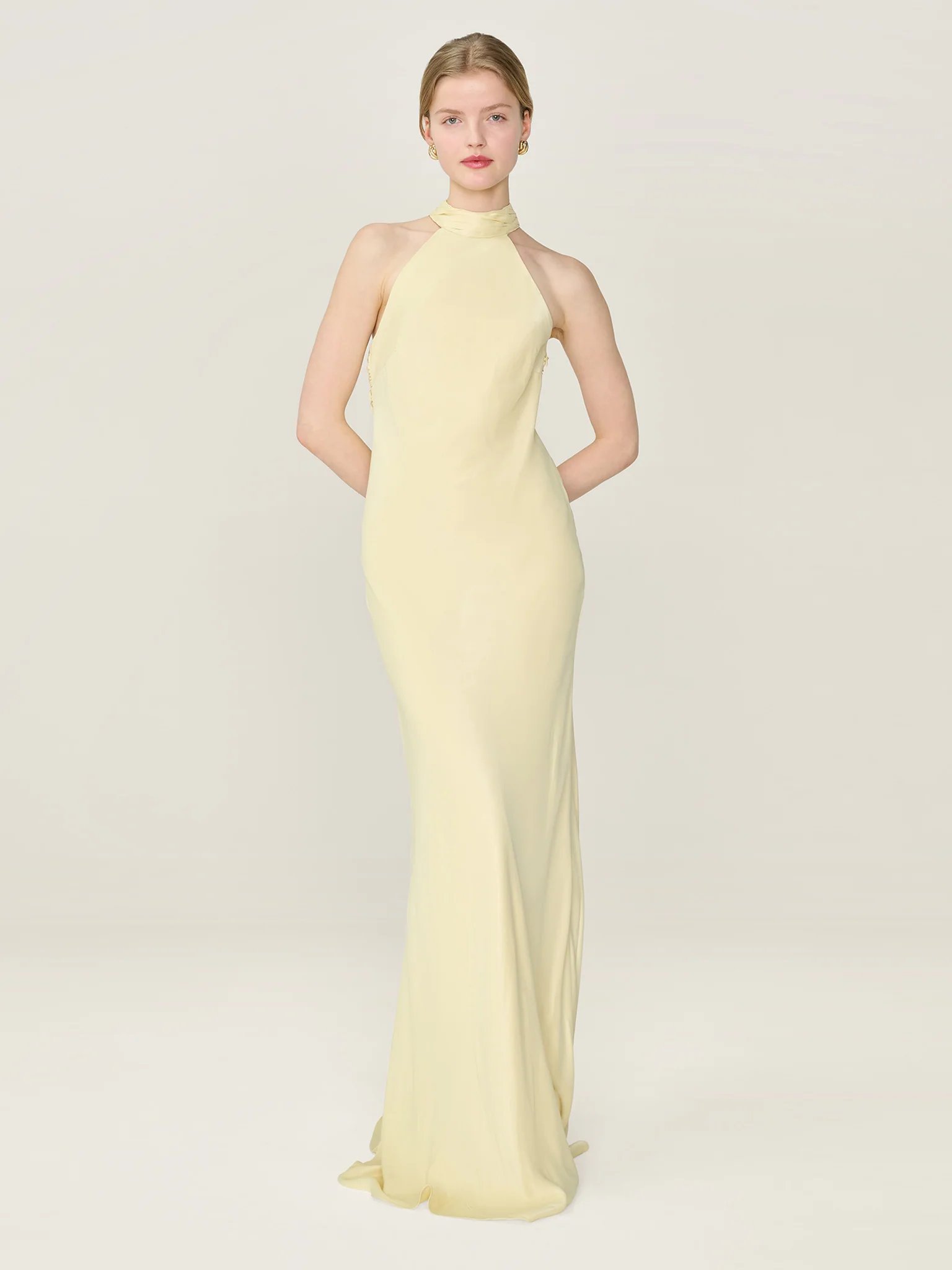 OMNES Milos Dress in Double Cream - 3