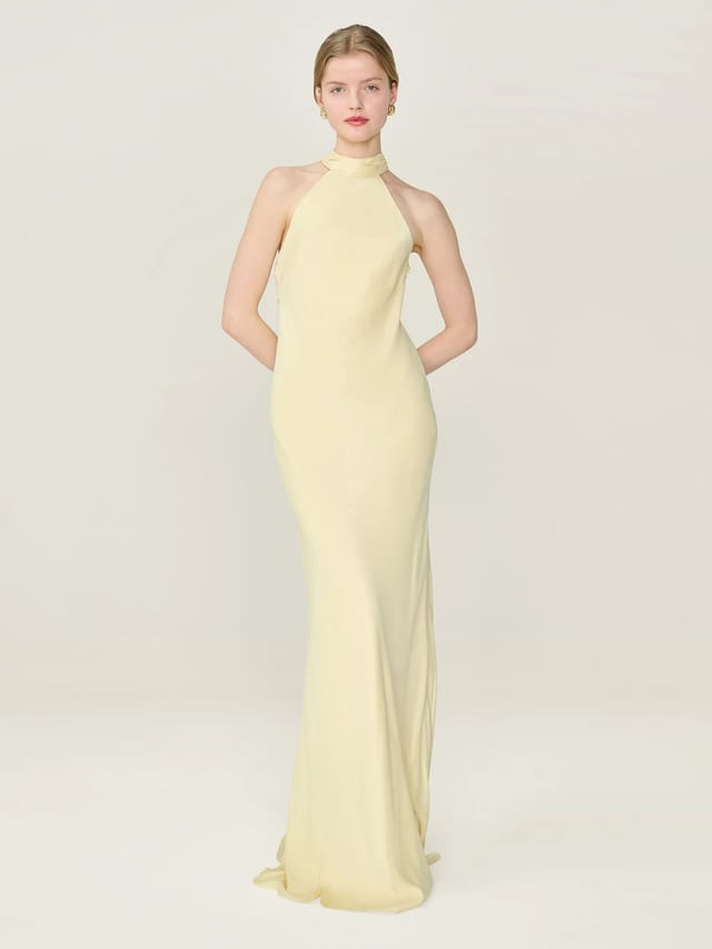 OMNES Milos Dress in Double Cream - 3