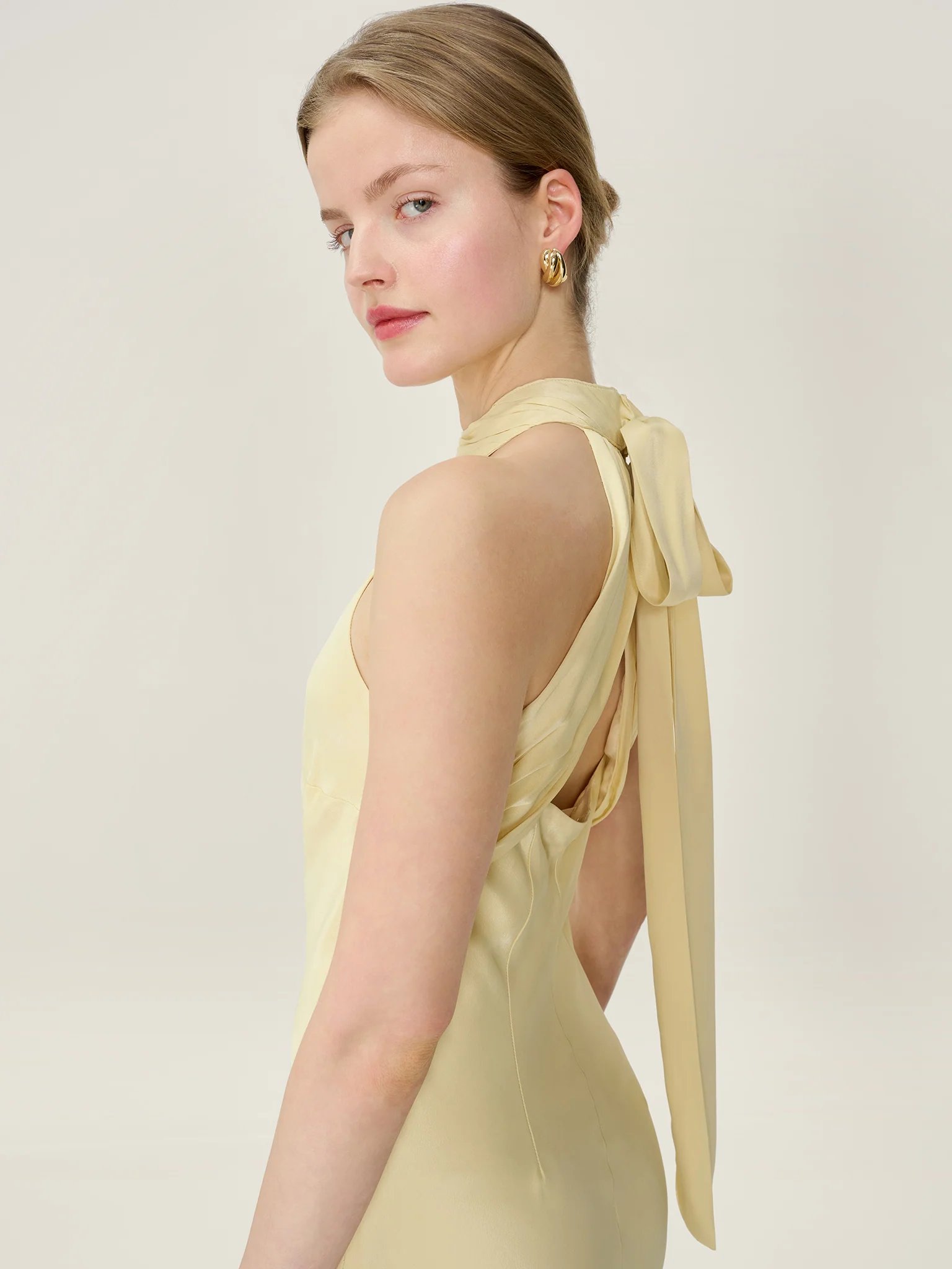 OMNES Milos Dress in Double Cream - 4