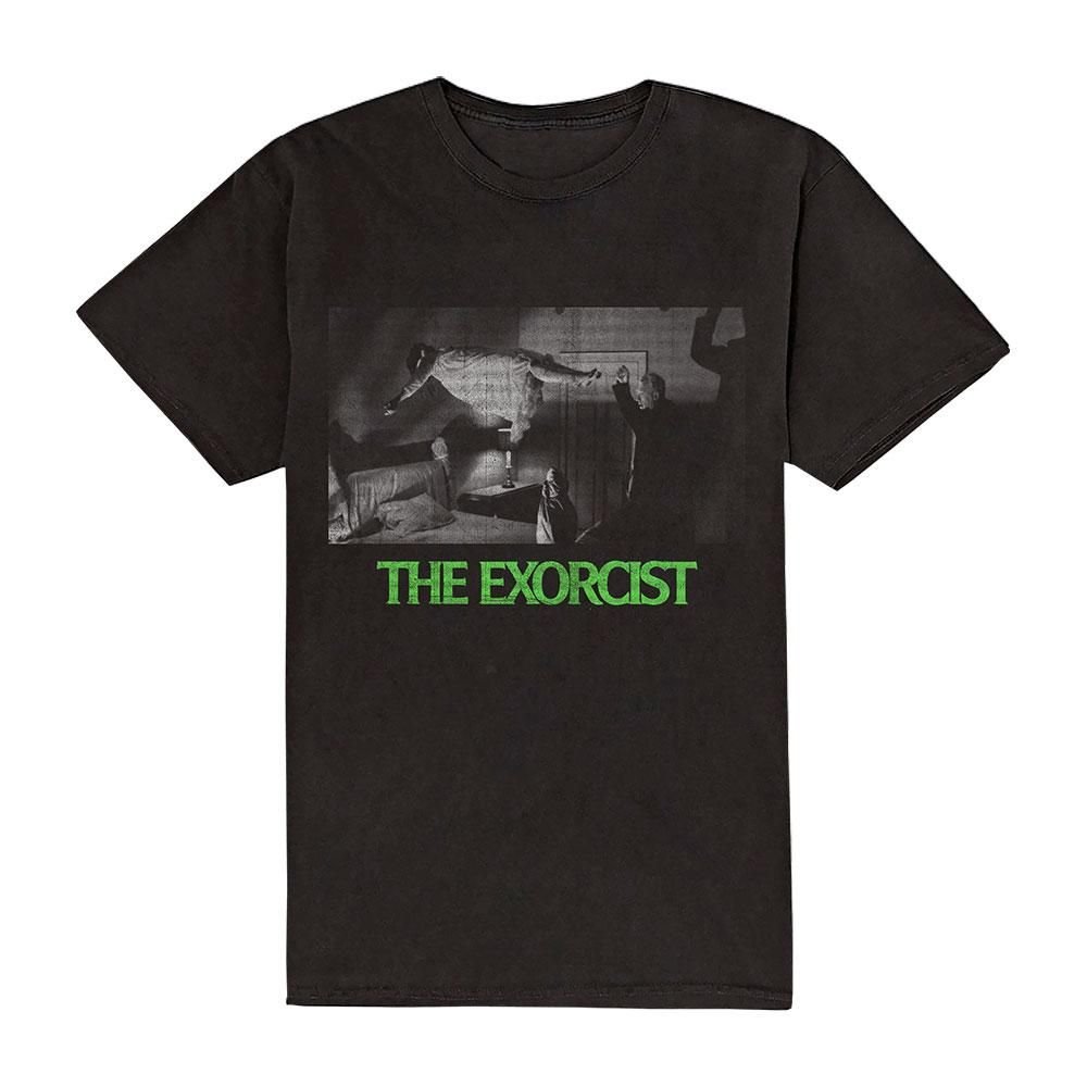 Exorcist The Movie Exorcist The Movie Men's Graphic Print Logo T-Shirt in Black - 1