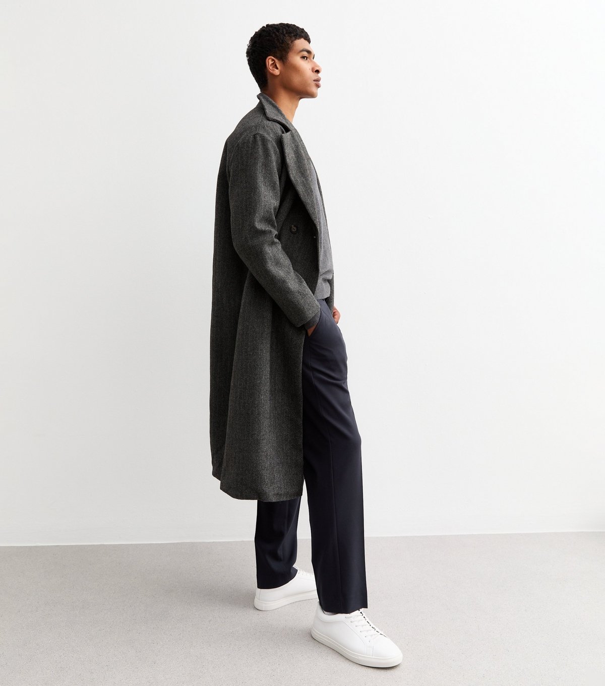 Farah Men's Navy Straight Trousers Farah New Look - 3