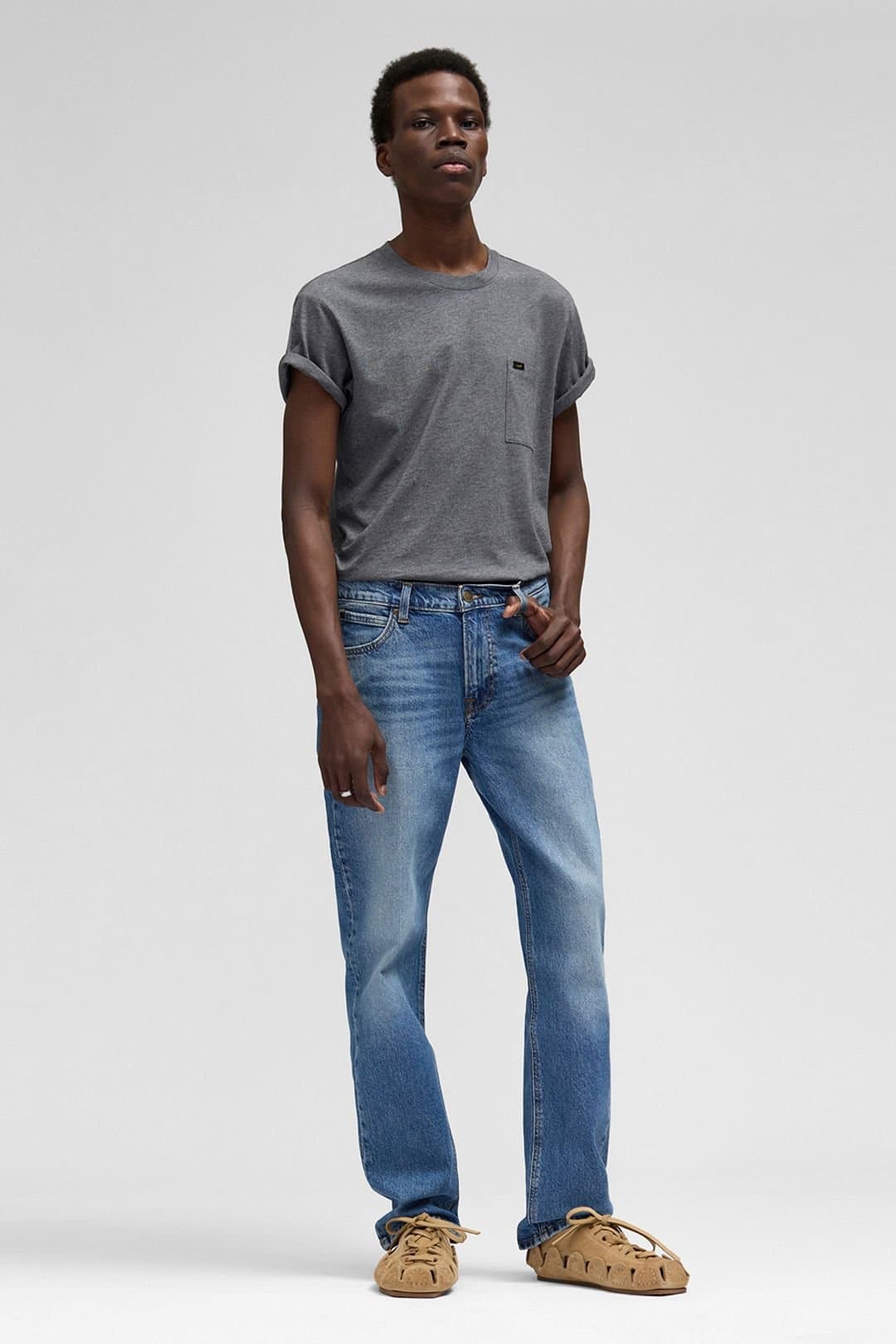 Lee Lee Men's Blue Relaxed Fit Jeans Riverway