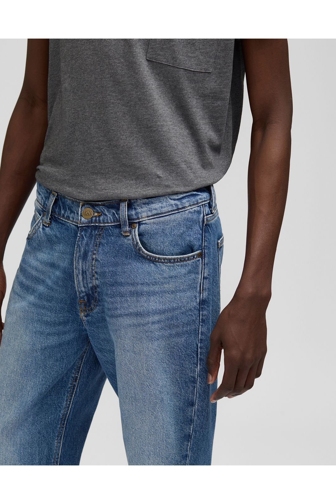 Lee Lee Men's West Relaxed Fit Jeans Riverway in Blue - 4