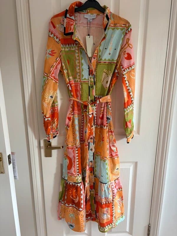 Never Fully Dressed Never Fully Dressed Soller size 14 long maxi summer shirt dress brand new with tags!