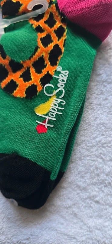 Happy Socks BNWT Happy Socks Tropical Snake Green UK4-7 EU36-40 RRP£16