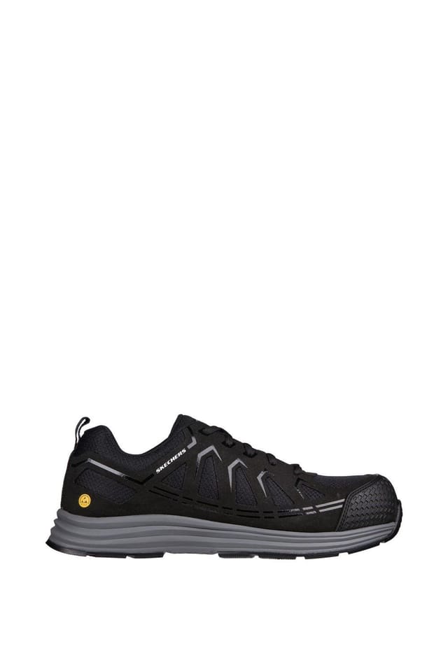 Skechers Skechers Men's Malad II Safety Trainers in Black - 3