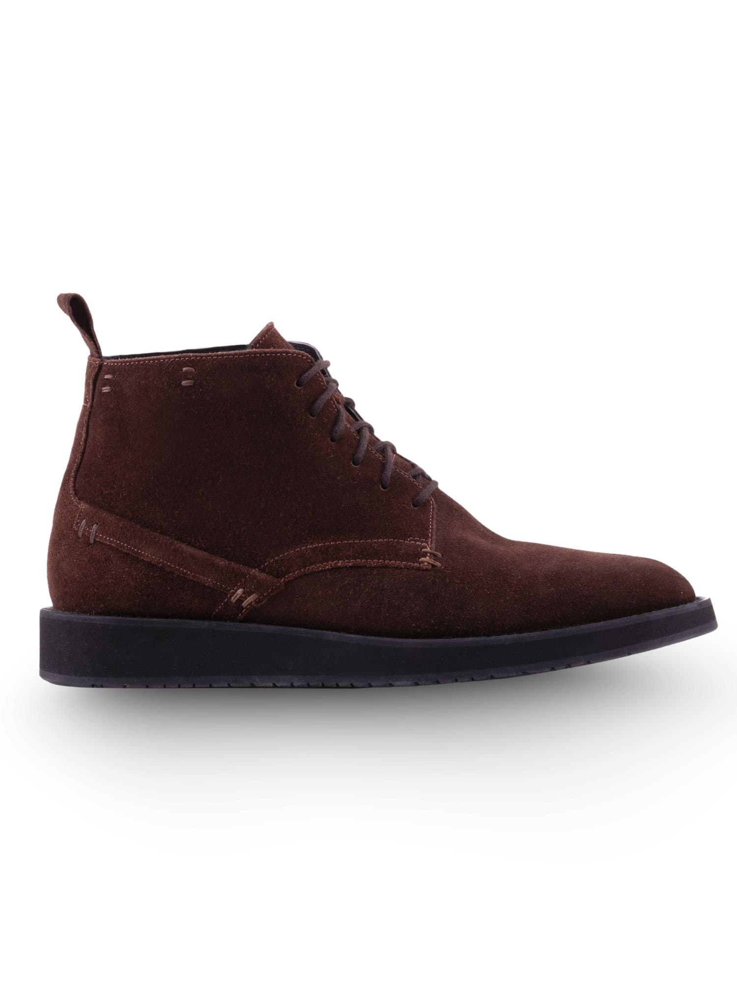 QUIVE London QUIVE London Men's Chukka Handmade Premium Suede Leather Boots in Brown