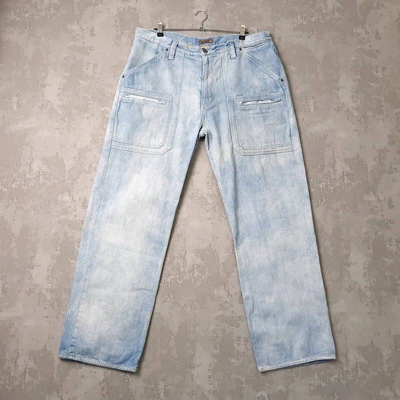 G-Unit G-Unit Denim Jeans Mens W40 L34 Baggy Fit Blue Light Wash Carpenter Y2K Hip Hop
