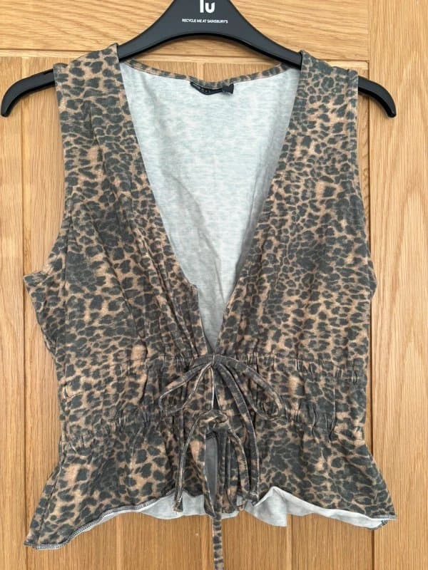 ASOS Asos M Vest Top Leopard Print