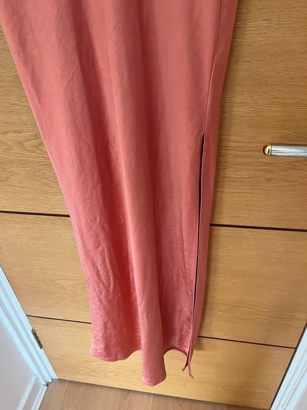 ASOS Pink coral satin dress
