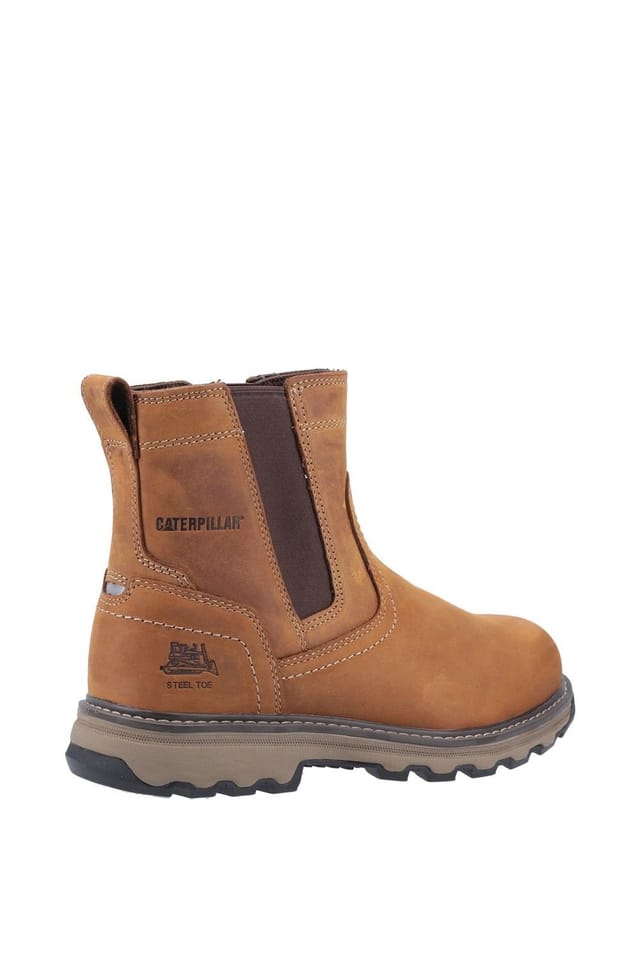 Caterpillar Caterpillar Men's 'Pelton' Leather Safety Boots in Brown - 2
