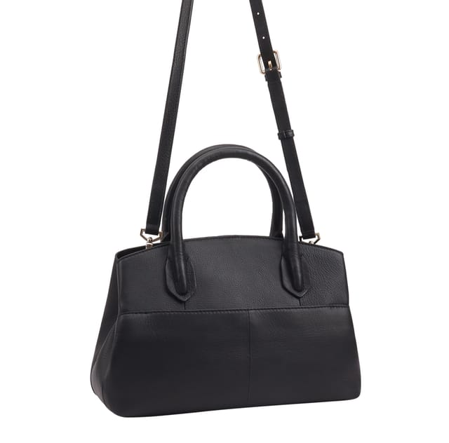 Paul Costelloe Paul Costelloe Women's Lievin Leather Multi Way Bag in Jet Black - 2