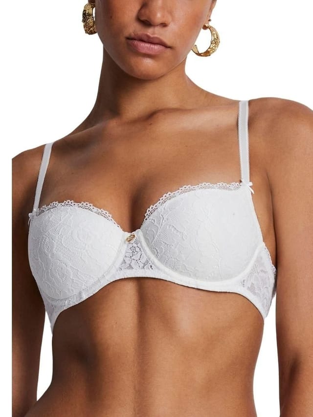 Aubade Aubade Women's Rosessence Care Half Cup Bra in White - 3