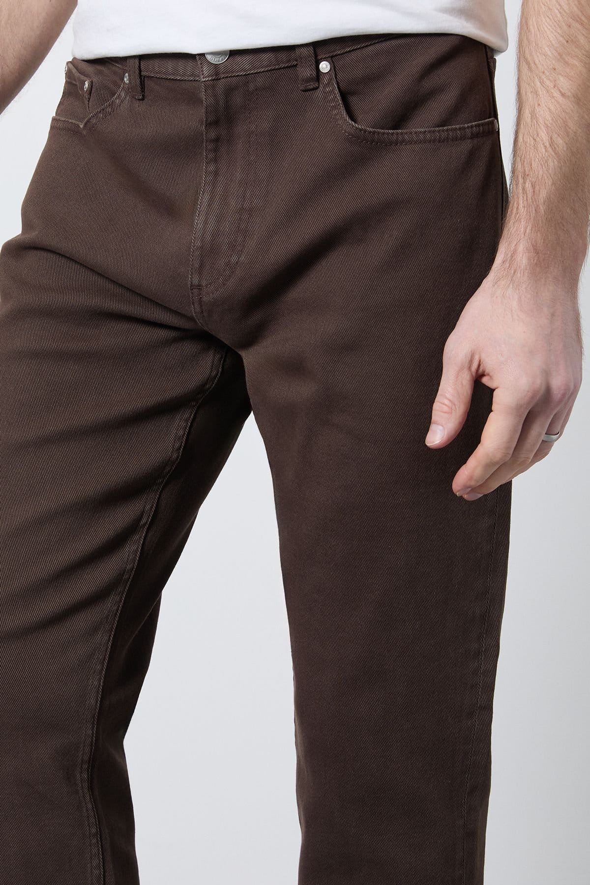 Maine Maine Men's Chocolate Straight Fit Jeans - 4