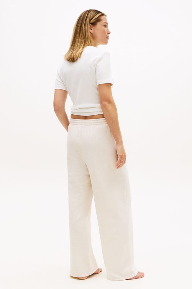 Tommy Hilfiger Tommy Hilfiger Women's Wide Leg Pants Beige Heather - 2