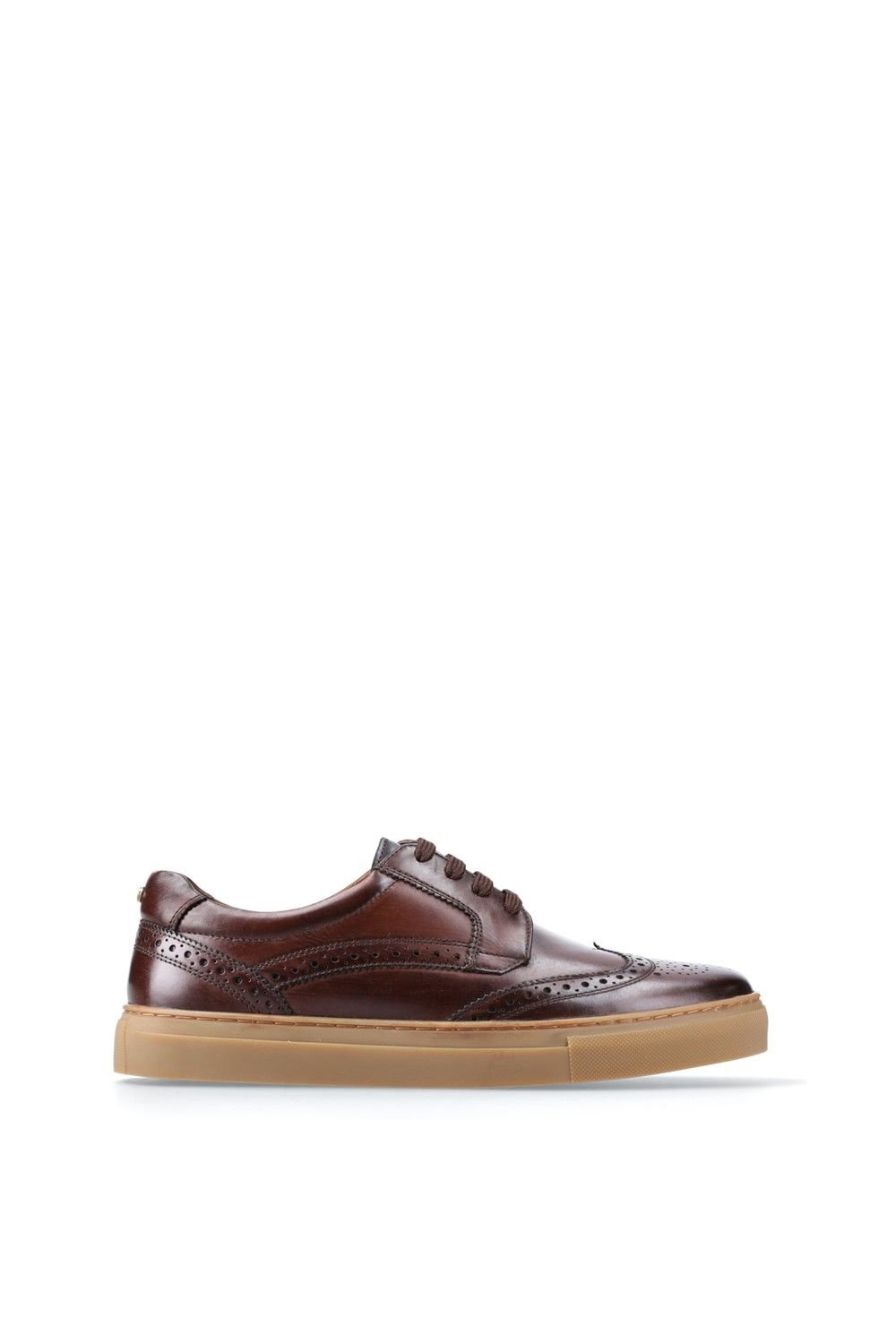 Base London Base London Men's Clapton Brogue Trainer in Brown - 1