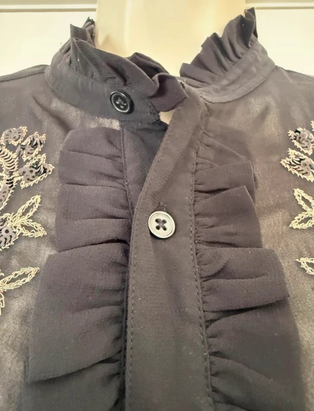 ASOS ASOS sheer embellished Shirt/blouse - 1