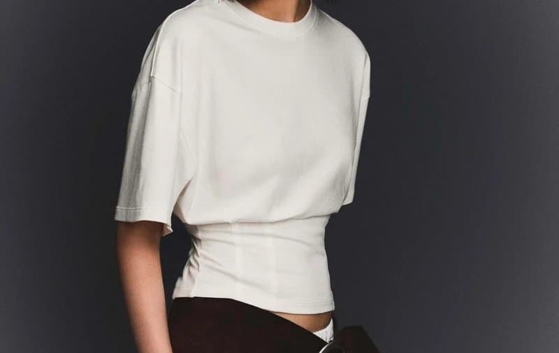 Bershka Bershka corset waist t shirt