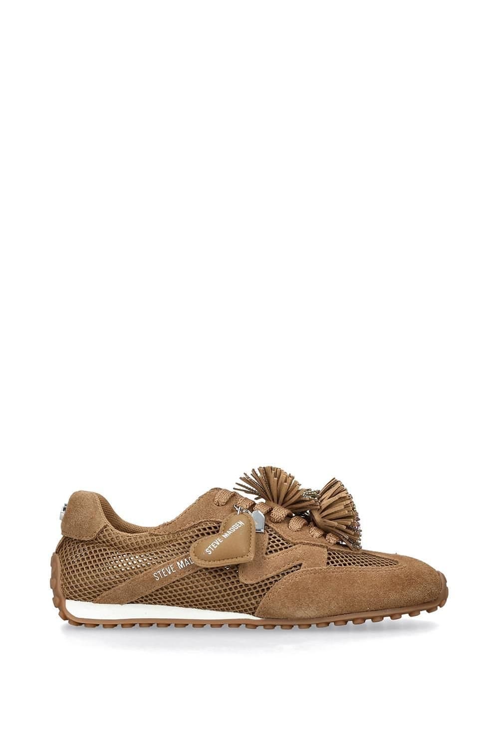 Steve Madden Steve Madden Women's 'Coheart Brown' Fabric Trainers in Brown