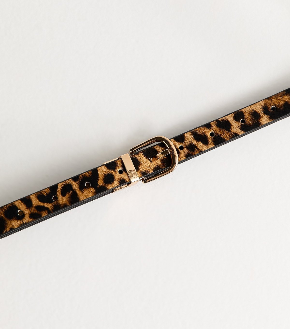 New Look Brown Reversible Leopard Print Jean Belt New Look - 3